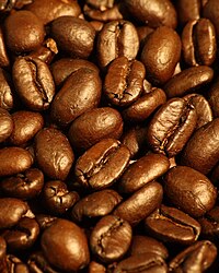 Dark roasted coffee beans from El Salvador. Dark roasted espresso blend coffee beans 2.jpg