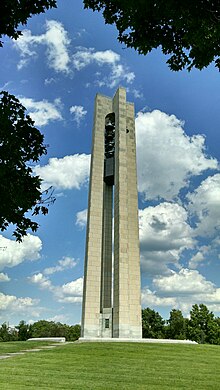 Deeds Carrilon, Ohio Deeds Carillon, Dayton Ohio, from the west.jpg