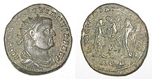 Military issue coin of Diocletian Diocletianus.jpg