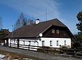 Čeština: Dům čp. 20 ve vsi Dobrá severně od obce Stožec v okrese Prachatice. English: House No 20 in the village of Dobrá, Bohemian Forest, part of the municipality of Stožec, Prachatice District, South Bohemian Region, Czech Republic.