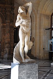 Esclavo moribundo, de Miguel Ángel, Louvre.