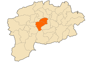 Localisation de Daïra de Guelma