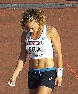 56,61 m waren für die Französin Mathilde Andraud zu wenig, um im Finale dabei zu sein