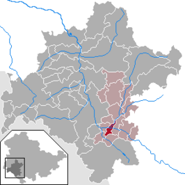 Kaart van Einhausen