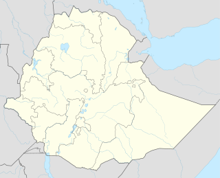 Guder Town located in Oromia state of Ethiopia