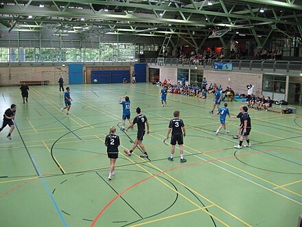 Handball-Mixed-Tournament at the 4th Eurokonstantia, the international sports tournament at the university sports centre in Konstanz in 2009