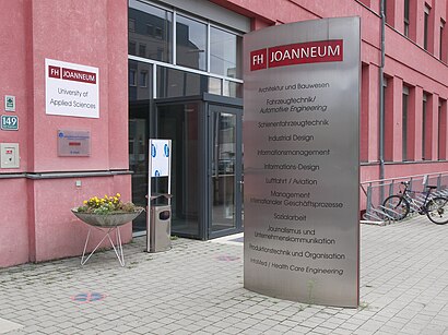 So kommt man zu Fh Joanneum mit den Öffentlichen - Mehr zum Ort Hier