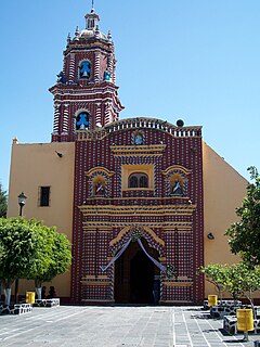 Church of Santa María Tonantzintla Church in Cholula, Puebla, Mexico