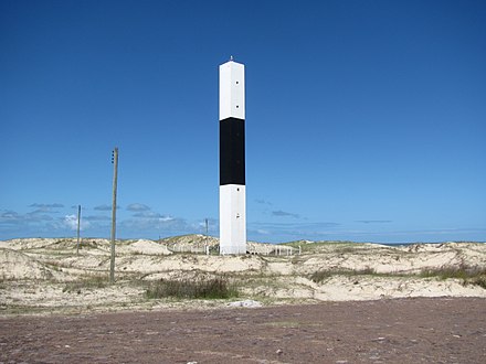 Farol no municipio de Palmares do Sul