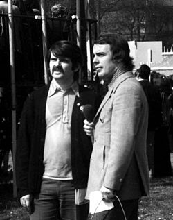 Feledy Péter jobbra, 1974-ben