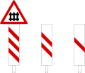 Pannelli distanziometrici (caso di passaggio a livello con barriere)
