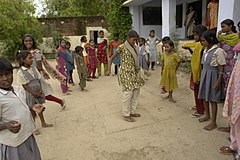 Կլաս խաղացող աղջիկներ Հնդկաստանում