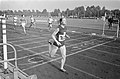 Finish 200 m, Wilma van der Berg wint, Bestanddeelnr 922-6804.jpg