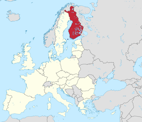 Finland in European Union (-rivers -mini map).svg