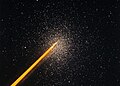 First light of new TOPTICA laser of Adaptive Optics Facility at Paranal Observatory[2]