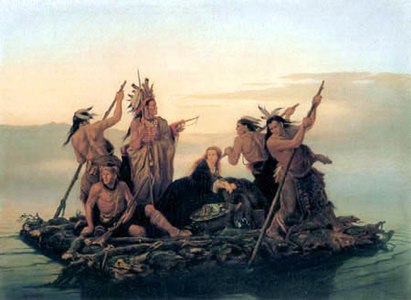 Five Indians and a Captive