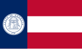 Bandeira da Geórgia (1920 — 1956)