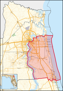 Florida's 5th congressional district in Jacksonville (since 2023).svg