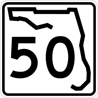 Florida State Road 50 Highway in Florida