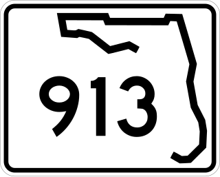 <span class="mw-page-title-main">Florida State Road 913</span> State highway in Florida, United States