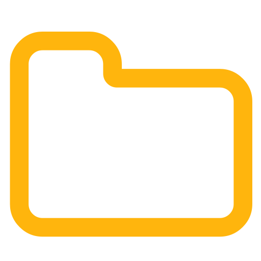 File:Folder close alt font awesome yellow.svg