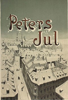 Admiralgade seen on the cover of Peters Jul Forsiden af Peters Jul, anno 1889.jpg