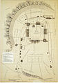 Captain Whistler's 1808 plan of the first fort Dearborn