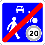 Zones de rencontre (zones 20 km/h)