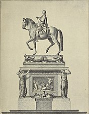Ébauche par Edmé Bouchardon de la statue du roi place Louis XV.