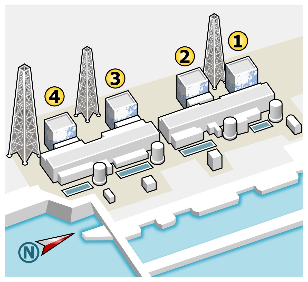 File Fukushima I Nuclear Power Plant Diagram Svg