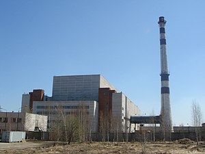 Building of the unfinished heating plant