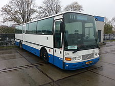 De GVB 024 als museumbus van stichting BRAM