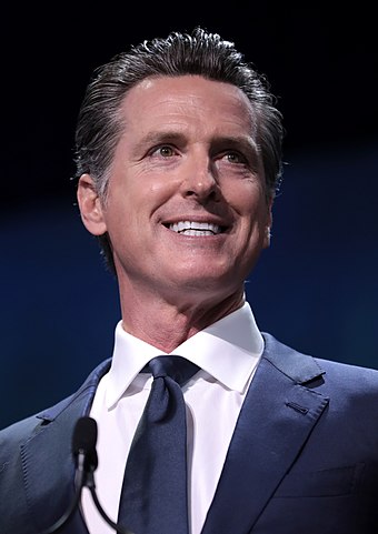 Gavin Newsom, the 40th and current Governor of California