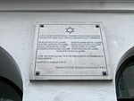 Memorial plaque for Jewish Nazi victims
