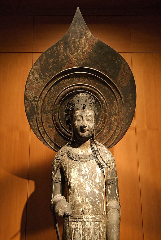 Replica van Kudara Kannon in het British Museum.