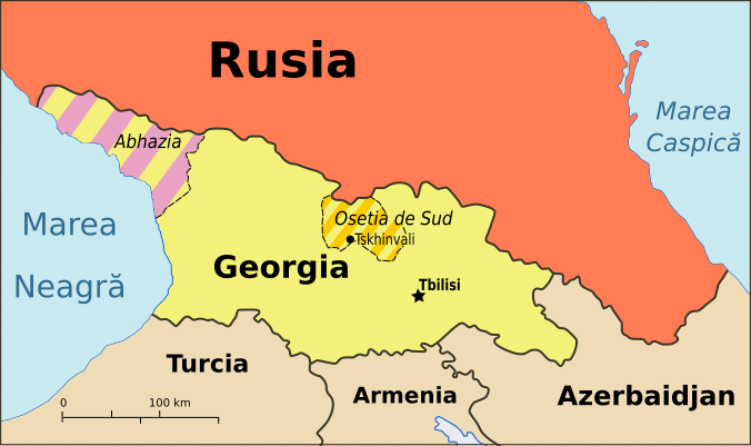 File:Georgia, Ossetia, Russia and Abkhazia (ro).svg