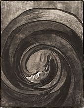 Georgia O'Keeffe, No. 8 Special, charcoal drawing, 1916