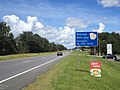 Georgia welcome sign, US27NB