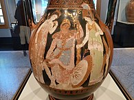 Лутрофор с Судом Париса (Афины, ок. 360 г. до н. э.)