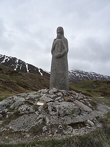 Giovanni Genucchi (1904–1979), Bildhauer, Zeichenlehrer, Landwirt. (1956), Madonna del Lucomagno auf dem Lukmanierpass.