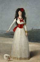 Goya. The Duchess of Alba in White (1795)