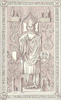 Гробната плоча на Хайнрих III