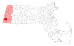 Location of Great Barrington in Berkshire County Massachusetts