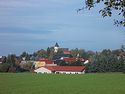Grossweitzschen (Mittelsachsen district, Saxony) from the south-east
