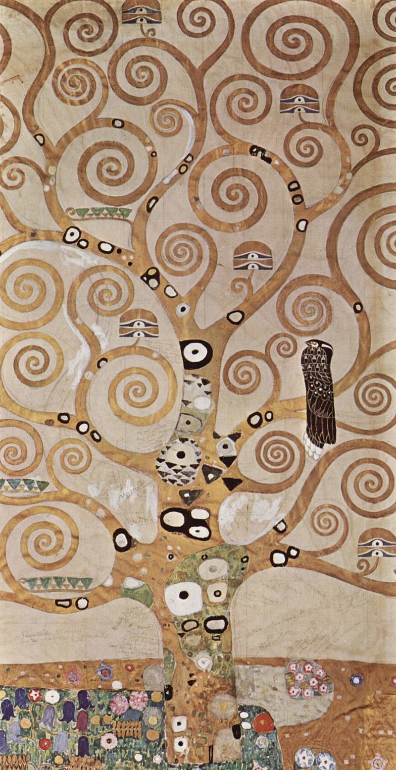 L'albero della vita - Klimt - Pixel Mosaici