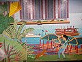HK ALC 港鐵 MTR 海怡半島站 South Horizons Station platform wall mural Mosaics art 香港仔避風塘 Aberdeen Typhoon Shelter Soaring Horizons 翱遊半島 Pow Chuek Mei 鮑卓微 Dec 2016 Lnv2 03.jpg