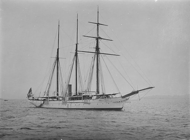 Lancashire Witch RYS, sold to Admiralty in 1893 and renamed HMS Waterwitch