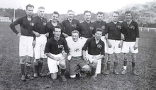 HPS team that won Finnish championship in 1927. HPS champions 1927.png
