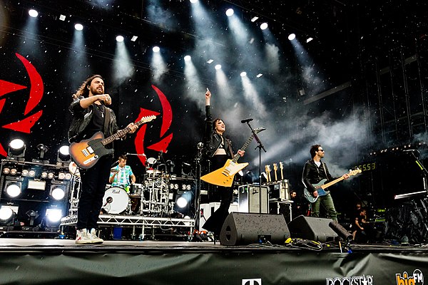 Halestorm performing at Rock am Ring 2019