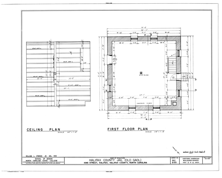 File:Halifax County Jail, King Street, Halifax, Halifax County, NC HABS NC,42-HAL,6- (sheet 2 of 6).png